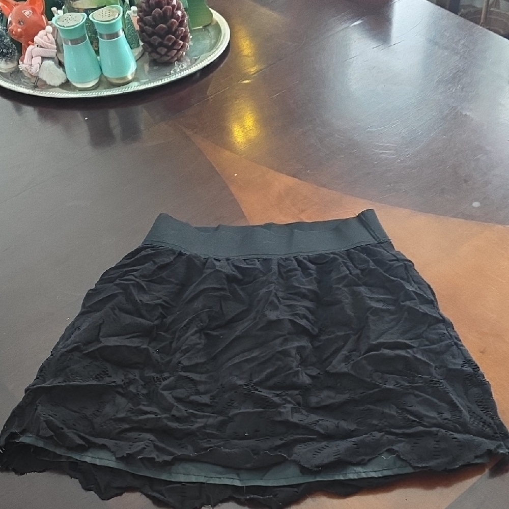 Stooshy Black Mini Skirt